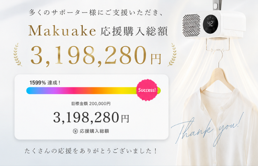 【Makuakeプロジェクト終了のご報告】